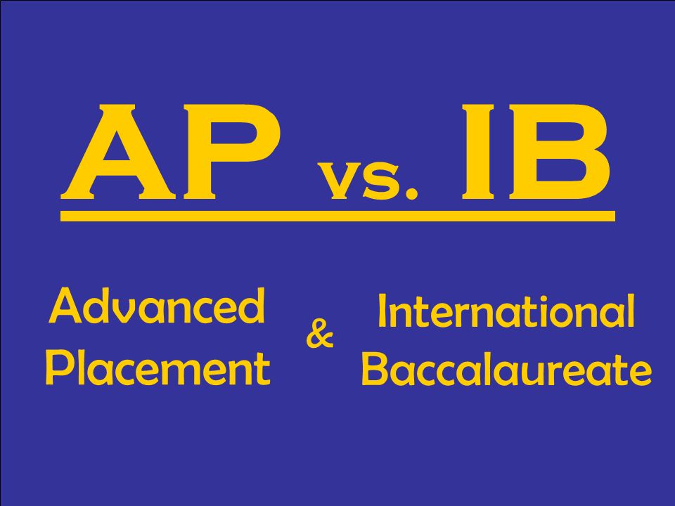 ib vs ap